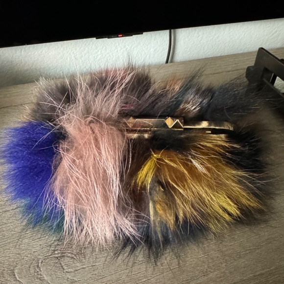 BCBG Fur Purse - Picture 3 of 7